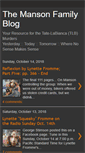 Mobile Screenshot of mansonblog.com